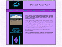 Tablet Screenshot of fantasyfarmsaddlebreds.com